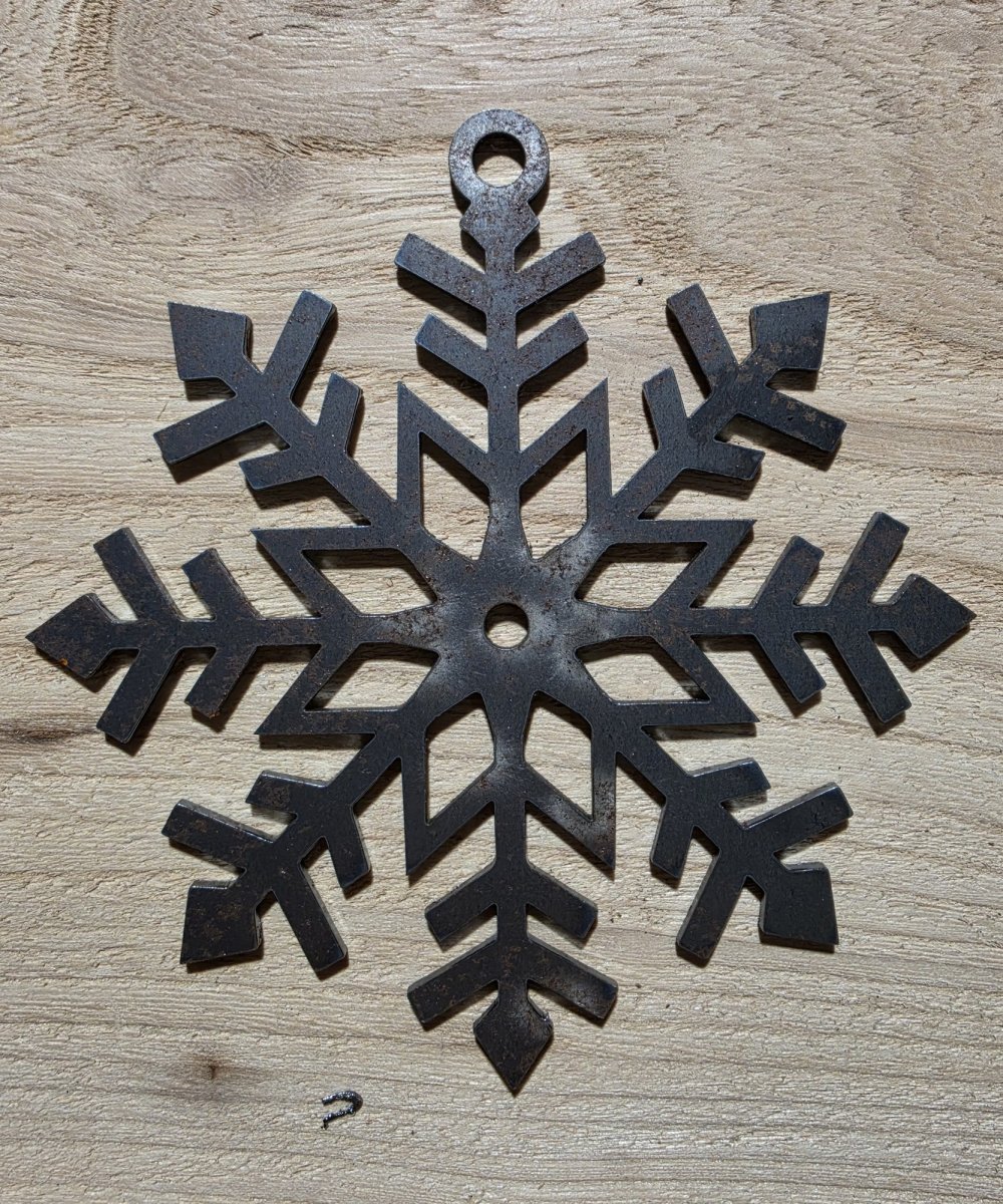 Assorted Snowflake Metal Christmas Ornament (Random Design), image 3
